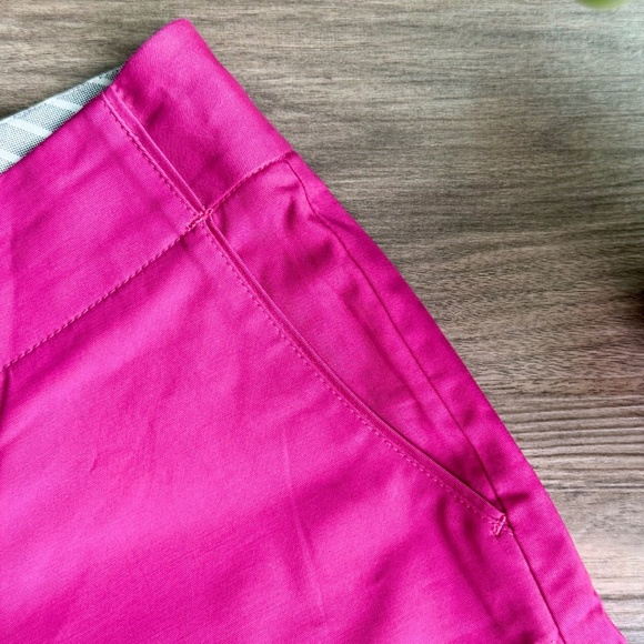 GAP Hot Pink Hip Slung Fit Lower Rise Tailored Bermuda Shorts Size 4 - Picture 6 of 14